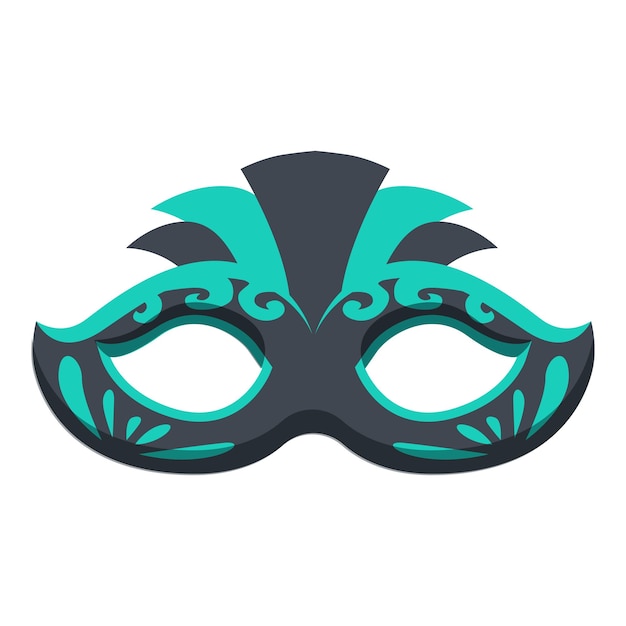 Event fun mask icon cartoon vector Mystery opera beauty