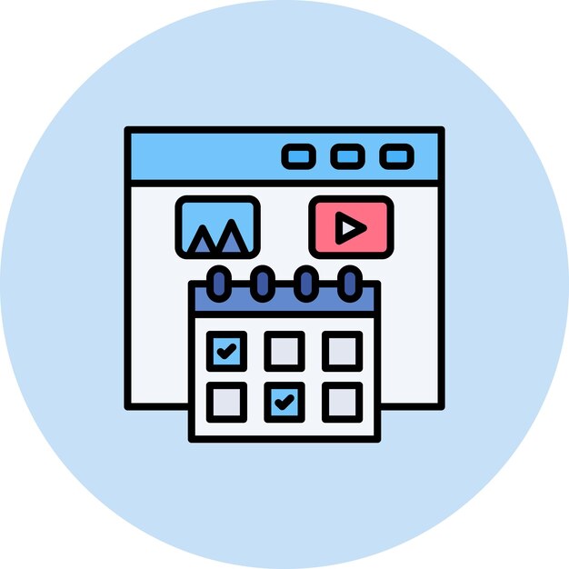 イベントアイコンのベクトルイメージ - SEOとSEMに使用できます