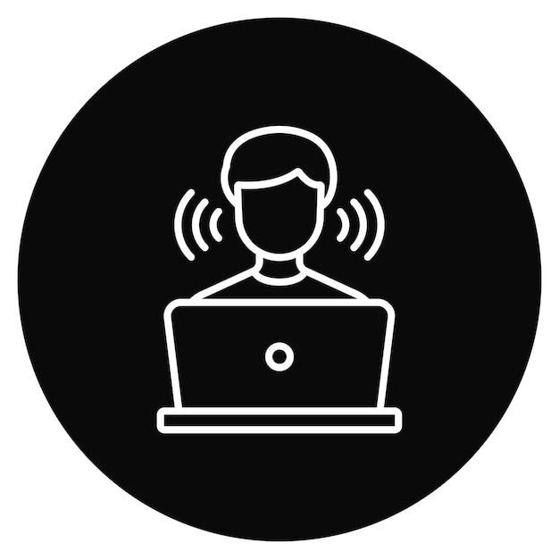 Event listener icon vector afbeelding Kan worden gebruikt voor Computer Science