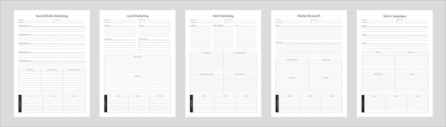 event marketing planning sheets v09
