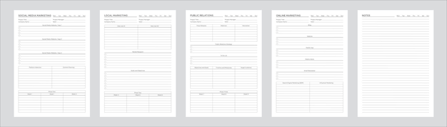 event marketing planning sheets v14
