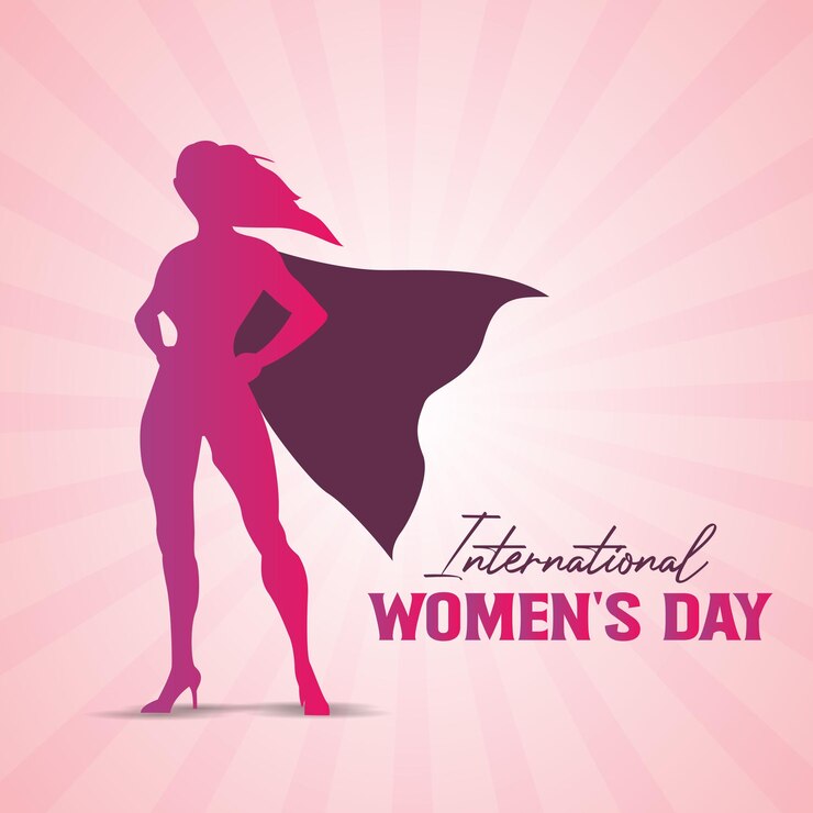 Vector every women is a super women _ womens day special