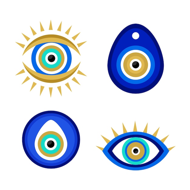 Evil eye symbol set