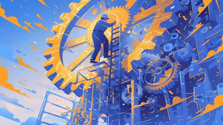 Vector the evolution of labor day in the united states