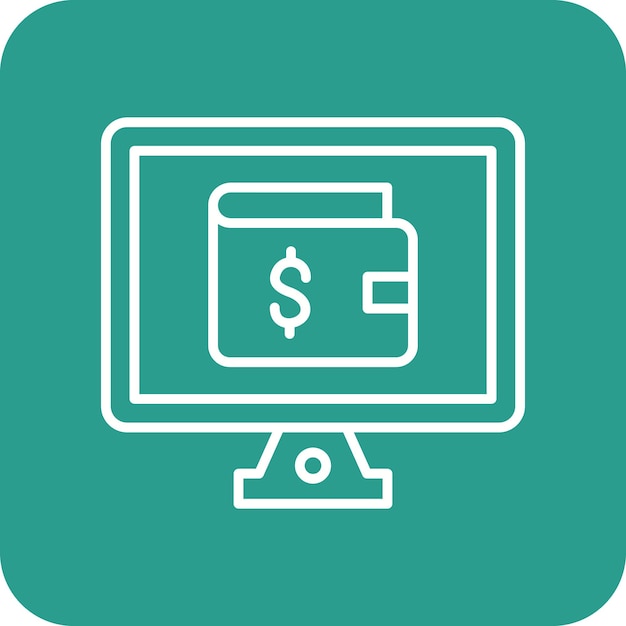 Ewallet icon vector image Can be used for ECommerce