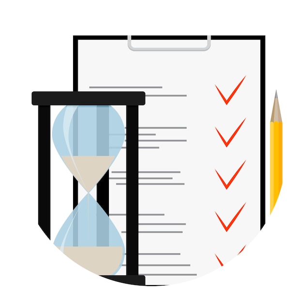 Exam test questionnaire icon