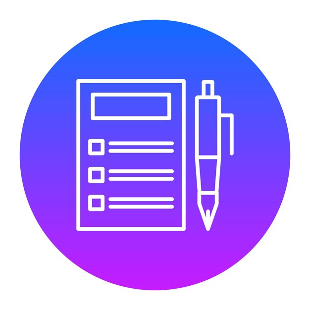 Exam Vector Illustratie