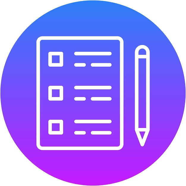 Exam Vector Illustratie