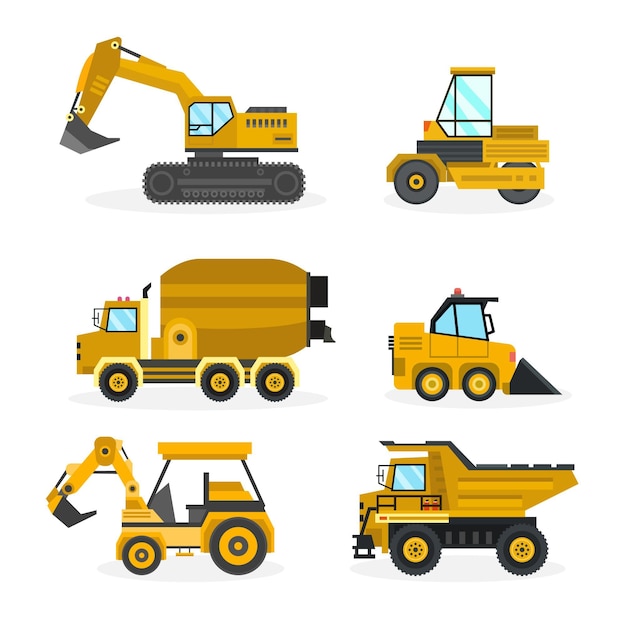 Excavator collection elements concept