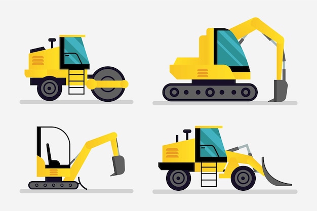 Vector excavator collection