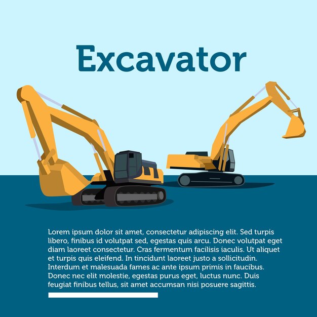 excavator heavy machine mining industry