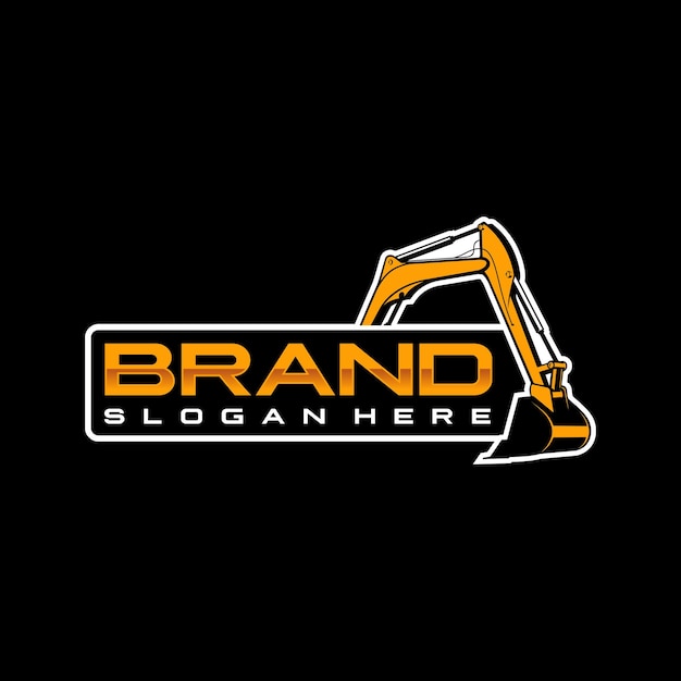 excavator logo template