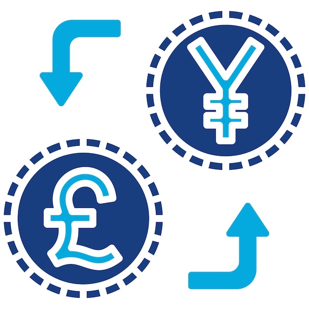 Exchange icon vector image Can be used for Fintech