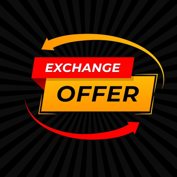 वेक्टर exchange offer vector for business marketing