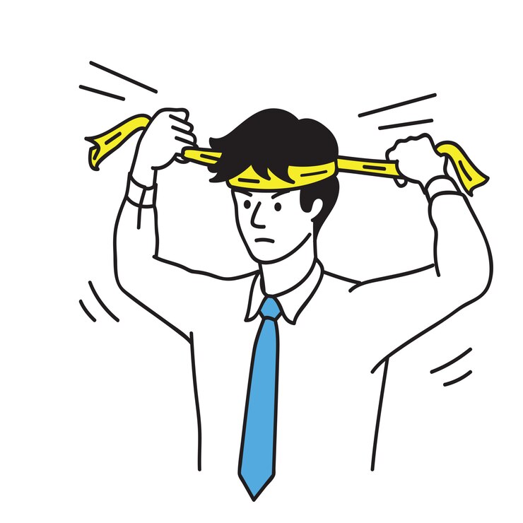 Vector 흥분된 회사원