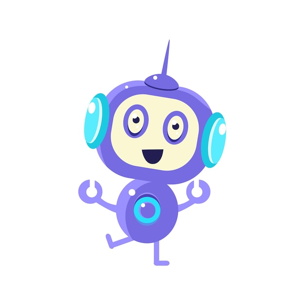 Excited Smiling Robot