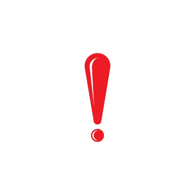 Vector exclamation mark icon