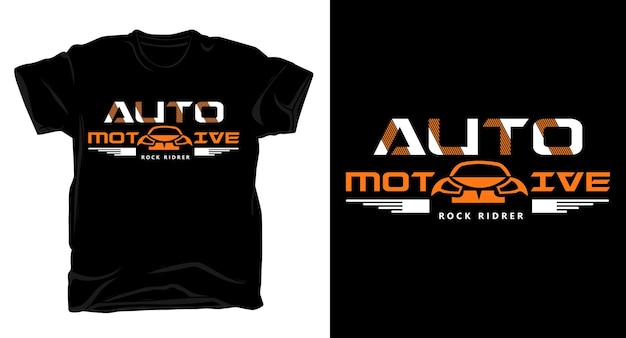 Exclusief typografie-t-shirtontwerp