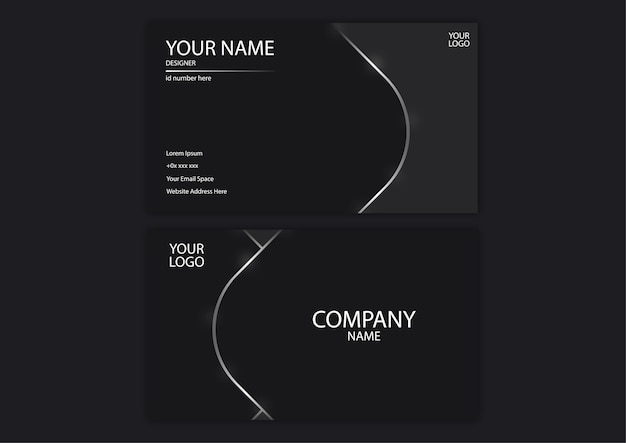 Vector exclusive business card