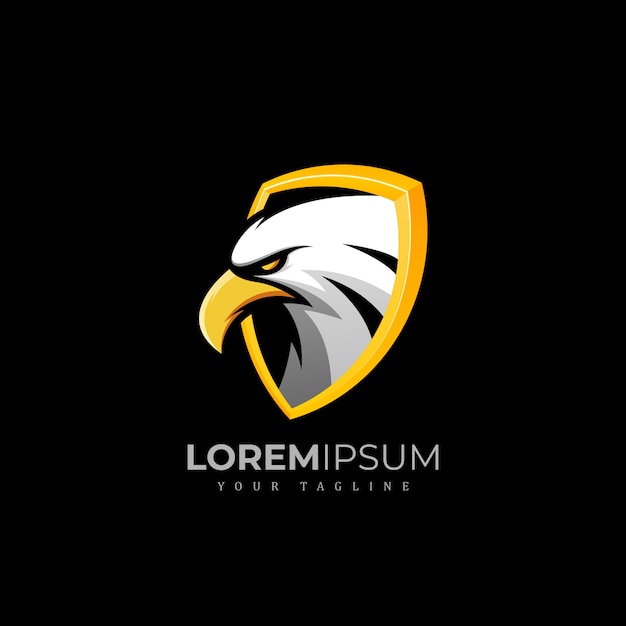 Exclusive eagle logo premium