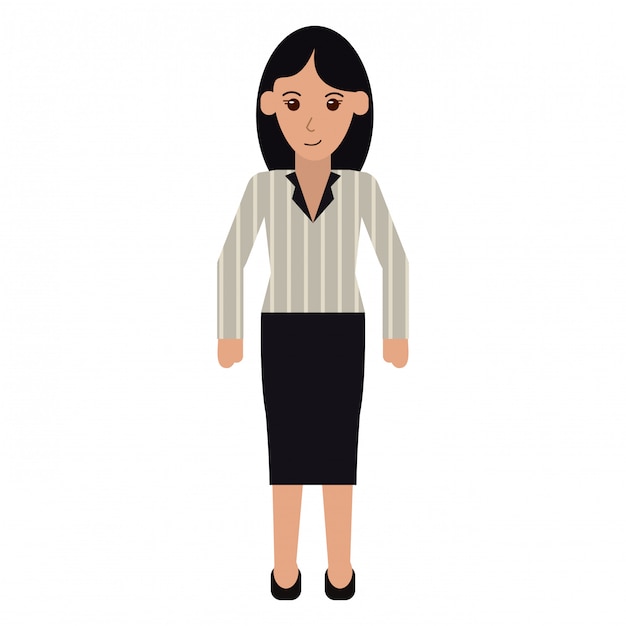 Executive businesswoman cartoon