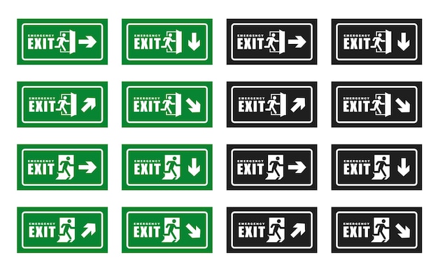 Exit deur logo