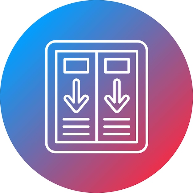 Exit icon vector image Can be used for Emergency Services