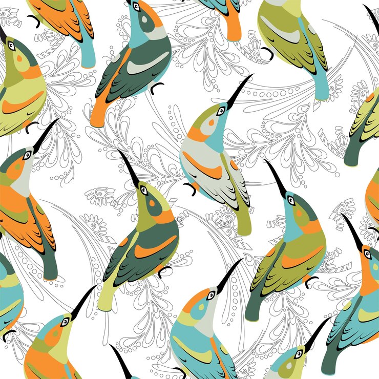 Vector exotic natural print for fabric, wallpaper. print jungle seamless vector pattern