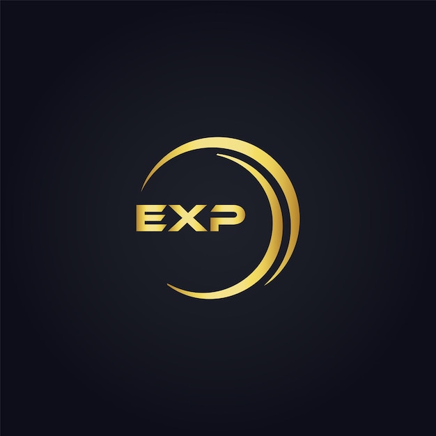 EXP logo E X P ontwerp Witte EXP brief EXP E X P brief logo ontwerp E X P letter logo ontwerp in
