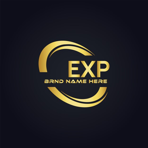 EXP logo E X P ontwerp Witte EXP brief EXP E X P brief logo ontwerp E X P letter logo ontwerp in