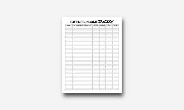 Vector expenseincome tracker kdp interior
