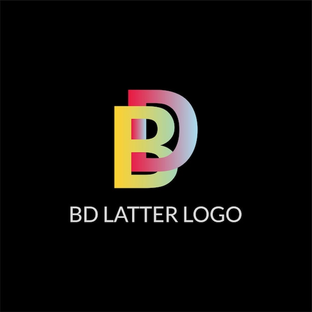 Вектор Дорогой шаблон дизайна логотипа букв, векторный иллюстрационный дизайн.