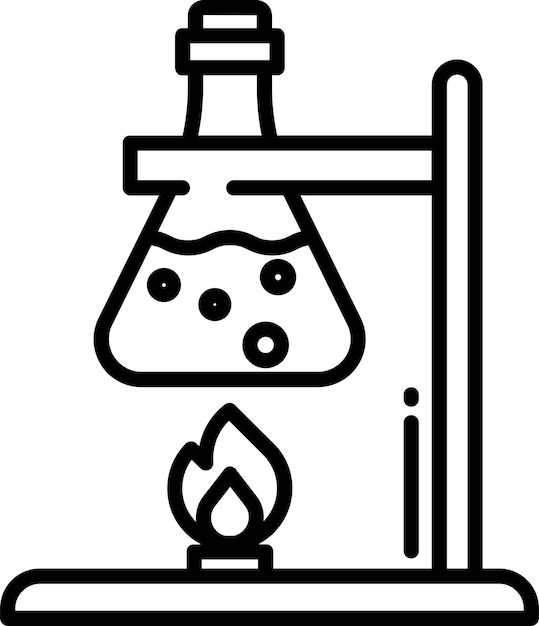 実験の概要ベクトルイラスト