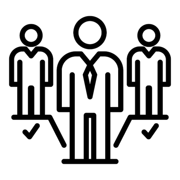 Expertise management pictogram Overzicht expertise management vector pictogram voor webdesign geïsoleerd op een witte achtergrond