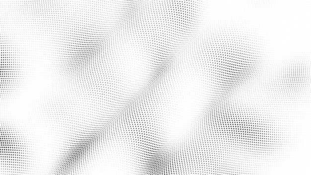 Exploding Elegance Halftone Dot Pattern met cirkelvormige gradiënt