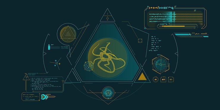 Vector exploration interface by scifi infographics