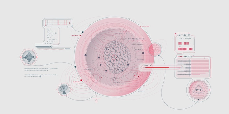 Vector exploration interface by scifi infographics