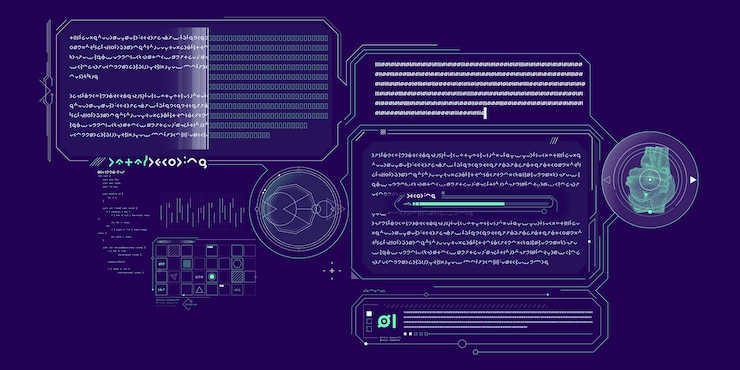 Vector exploration interface by scifi infographics