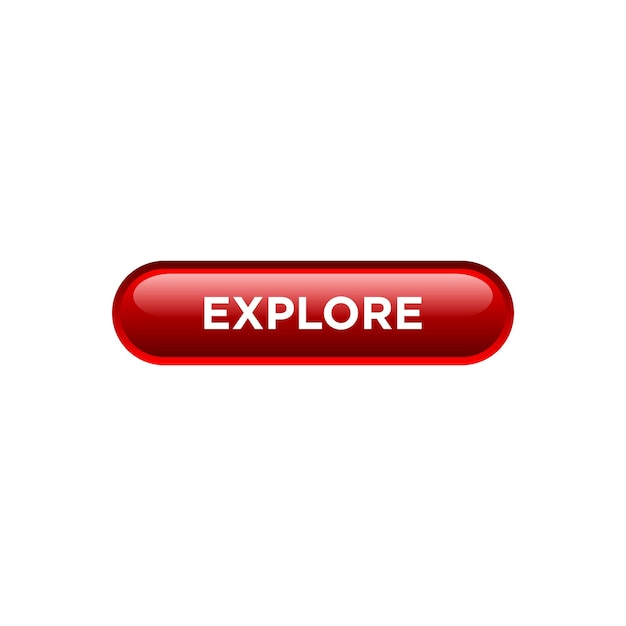 Explore button website vector template