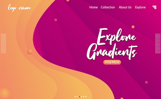 EXPLORE GRADIENTS ABSTRACT BACKGROUND
