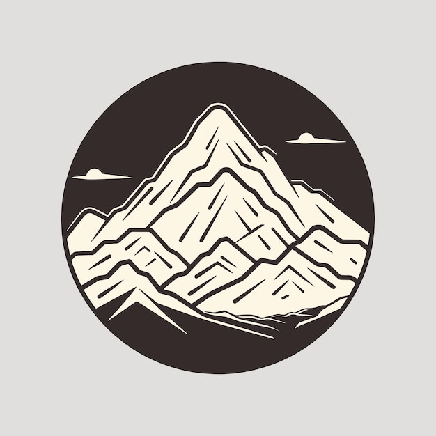 Vector explore the nature adventure wildlife logo simple vector logo in a modern style