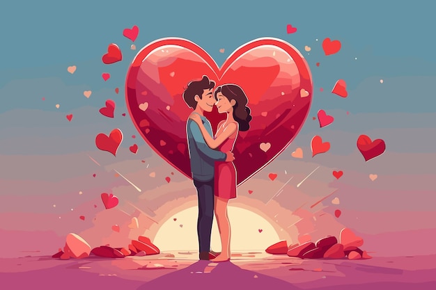 Explore our exquisite collection of Valentine Day illustrations and embrace the spirit of love