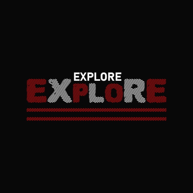 Vector explore t shirt design vector design