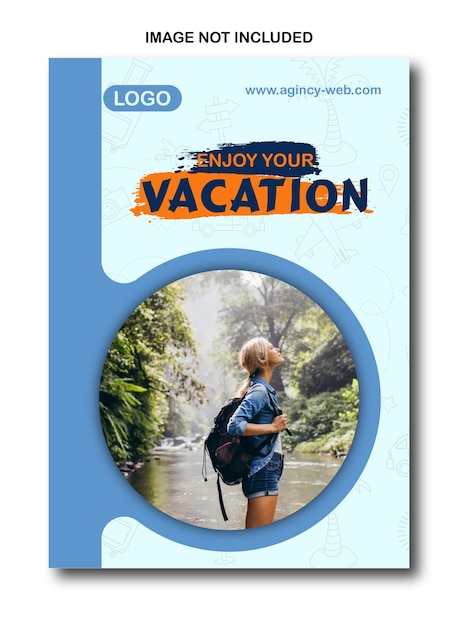 Vector explore the world travel sale amp business marketing with minimalist poster amp flyer designs