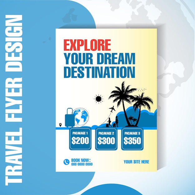 Explore Your Dream Destination Travel Flyer