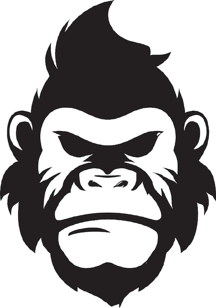 Explorer Monkey Icon Design Vector