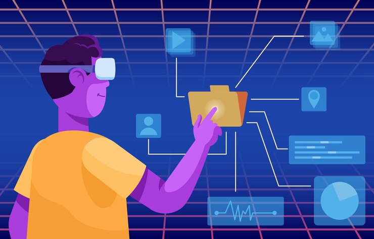 Vector exploring augmented reality