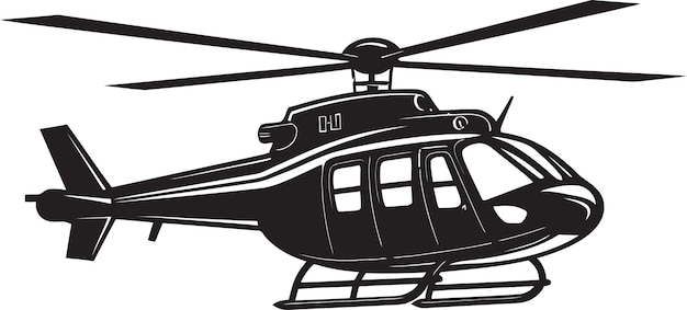 Exploring the Skies Helicopter Vector Illustration Collection