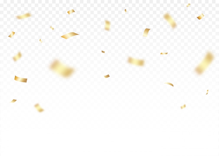 Vector explosieve confettisachtergrond