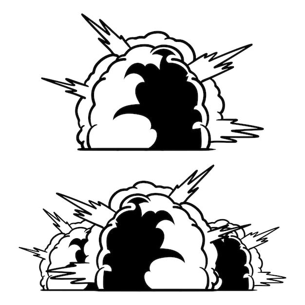 explosion vector illustration